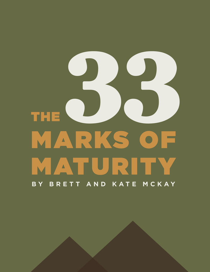 The 33 Marks of Maturity eBook