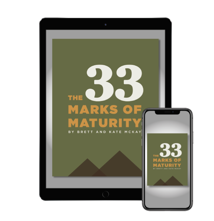 The 33 Marks of Maturity eBook