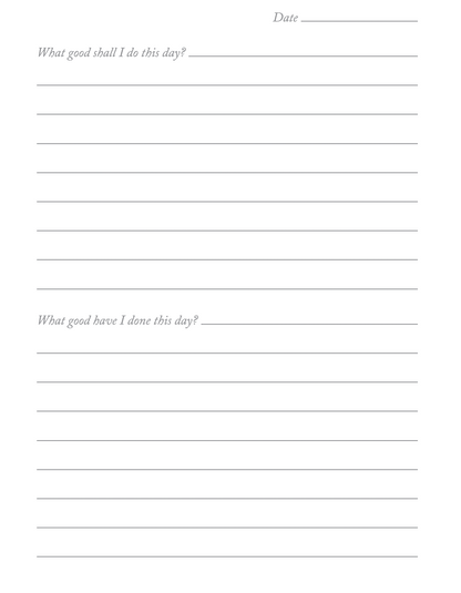 The Franklin Virtues Journal (Digital Printable Edition)